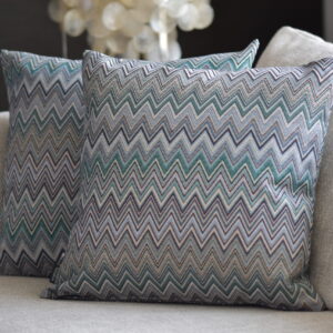 Milano Cushion Blue Pattern Small 45X45