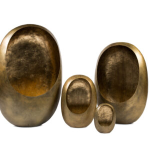 Staande ei T-lamp houder Goud